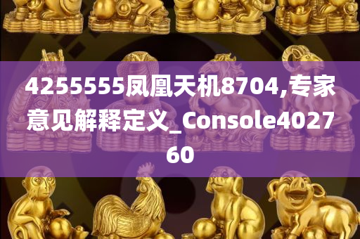 4255555凤凰天机8704,专家意见解释定义_Console402760