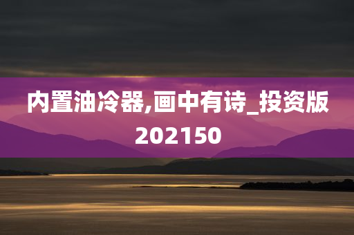 内置油冷器,画中有诗_投资版202150