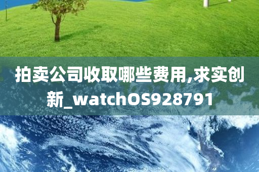 拍卖公司收取哪些费用,求实创新_watchOS928791