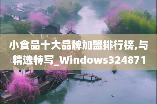 小食品十大品牌加盟排行榜,与精选特写_Windows324871