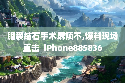 胆囊结石手术麻烦不,爆料现场直击_iPhone885836