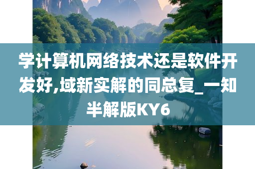 学计算机网络技术还是软件开发好,域新实解的同总复_一知半解版KY6