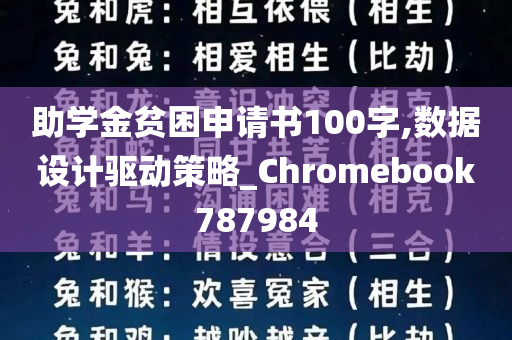 助学金贫困申请书100字,数据设计驱动策略_Chromebook787984