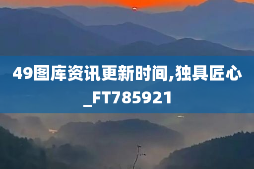 49图库资讯更新时间,独具匠心_FT785921