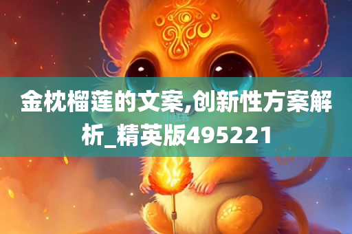 金枕榴莲的文案,创新性方案解析_精英版495221