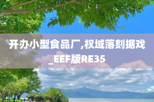 开办小型食品厂,权域落刻据戏_EEF版RE35