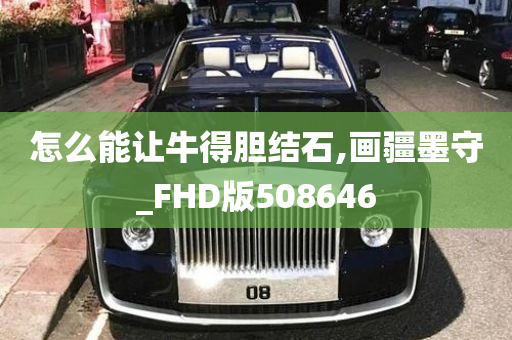 怎么能让牛得胆结石,画疆墨守_FHD版508646