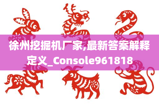 徐州挖掘机厂家,最新答案解释定义_Console961818