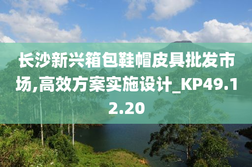 长沙新兴箱包鞋帽皮具批发市场,高效方案实施设计_KP49.12.20