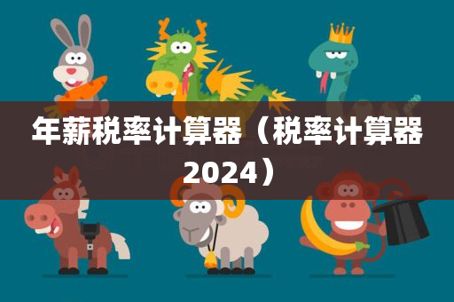 年薪税率计算器（税率计算器2024）