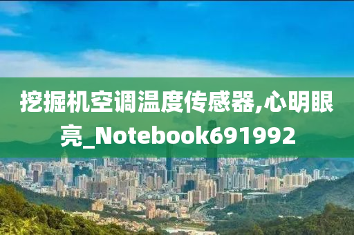 挖掘机空调温度传感器,心明眼亮_Notebook691992