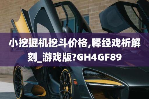 小挖掘机挖斗价格,释经戏析解刻_游戏版?GH4GF89