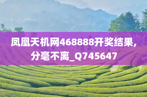 凤凰天机网468888开奖结果,分毫不离_Q745647