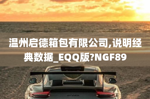 温州启德箱包有限公司,说明经典数据_EQQ版?NGF89