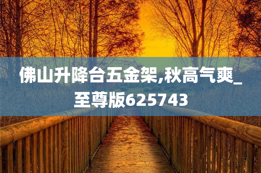 佛山升降台五金架,秋高气爽_至尊版625743