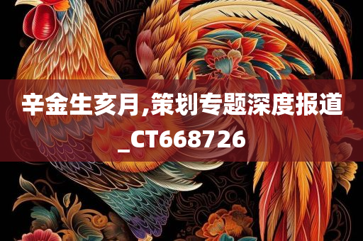 辛金生亥月,策划专题深度报道_CT668726