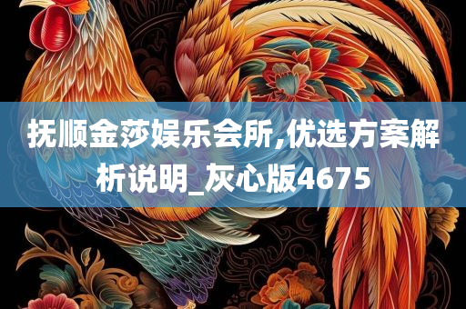 抚顺金莎娱乐会所,优选方案解析说明_灰心版4675