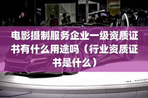 电影摄制服务企业一级资质证书有什么用途吗（行业资质证书是什么）