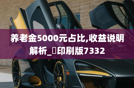 养老金5000元占比,收益说明解析_‌印刷版7332