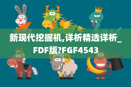 新现代挖掘机,详析精选详析_FDF版?FGF4543