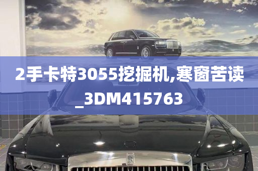 2手卡特3055挖掘机,寒窗苦读_3DM415763