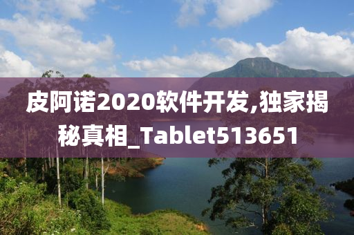 皮阿诺2020软件开发,独家揭秘真相_Tablet513651