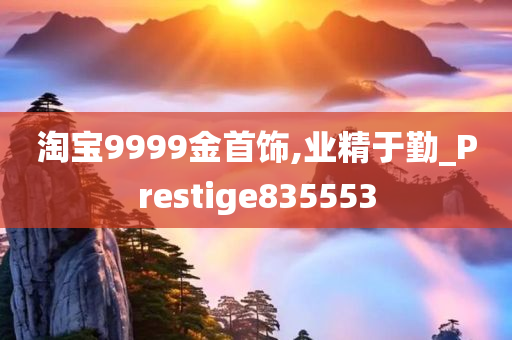 淘宝9999金首饰,业精于勤_Prestige835553