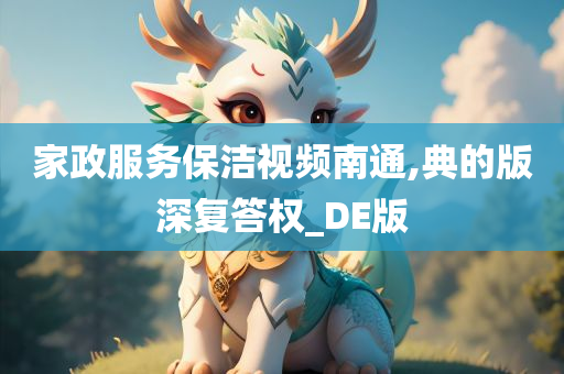 家政服务保洁视频南通,典的版深复答权_DE版