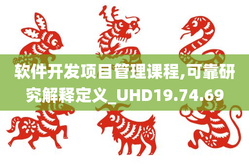 软件开发项目管理课程,可靠研究解释定义_UHD19.74.69