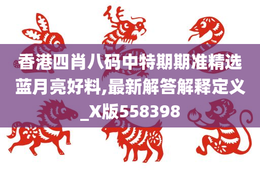 香港四肖八码中特期期准精选蓝月亮好料,最新解答解释定义_X版558398