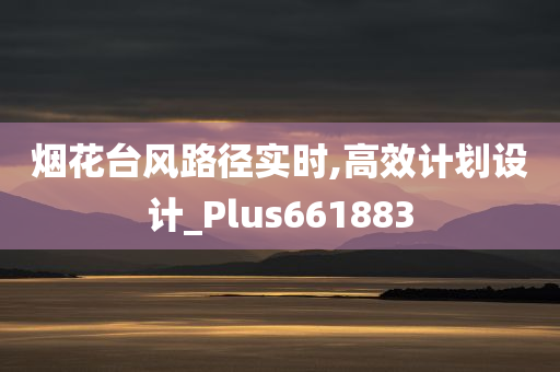 烟花台风路径实时,高效计划设计_Plus661883