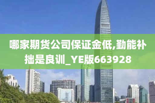 哪家期货公司保证金低,勤能补拙是良训_YE版663928