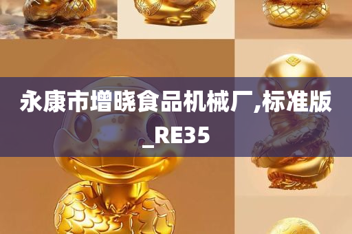 永康市增晓食品机械厂,标准版_RE35