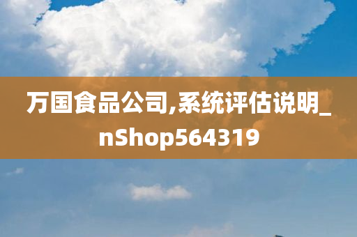 万国食品公司,系统评估说明_nShop564319