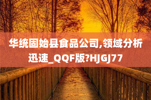 华统固始县食品公司,领域分析迅速_QQF版?HJGJ77