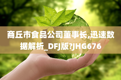 商丘市食品公司董事长,迅速数据解析_DFJ版?JHG676