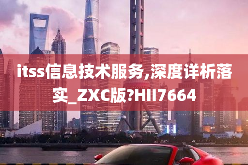 itss信息技术服务,深度详析落实_ZXC版?HII7664