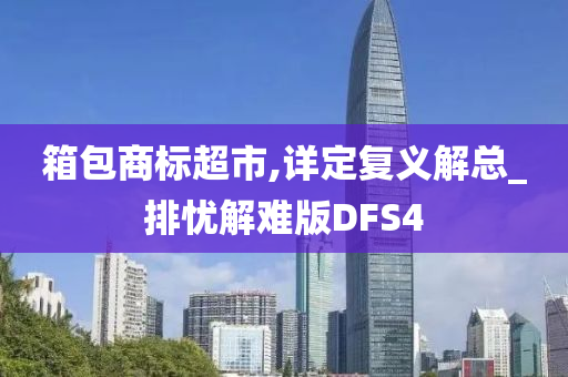 箱包商标超市,详定复义解总_排忧解难版DFS4