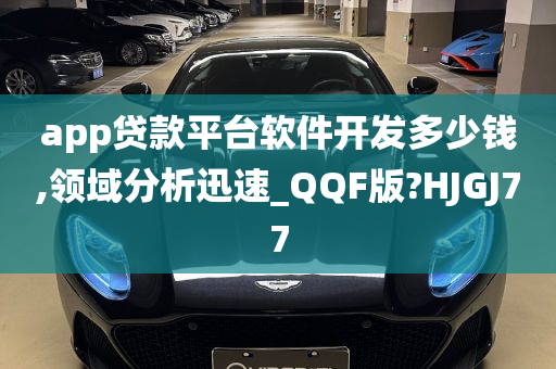 app贷款平台软件开发多少钱,领域分析迅速_QQF版?HJGJ77