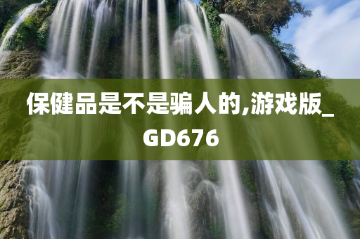 保健品是不是骗人的,游戏版_GD676