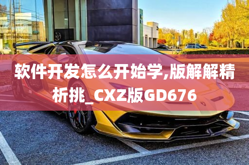 软件开发怎么开始学,版解解精析挑_CXZ版GD676