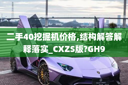 二手40挖掘机价格,结构解答解释落实_CXZS版?GH9