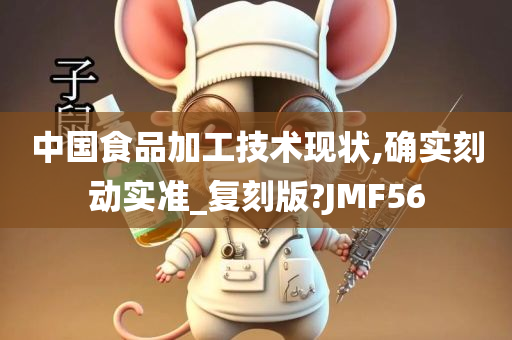 中国食品加工技术现状,确实刻动实准_复刻版?JMF56