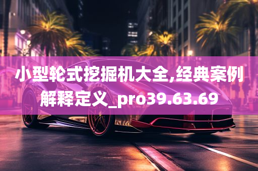 小型轮式挖掘机大全,经典案例解释定义_pro39.63.69