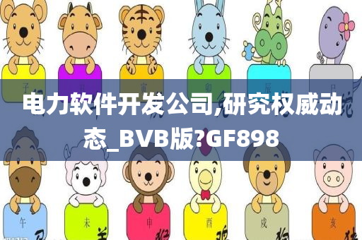 电力软件开发公司,研究权威动态_BVB版?GF898