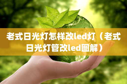 老式日光灯怎样改led灯（老式日光灯管改led图解）