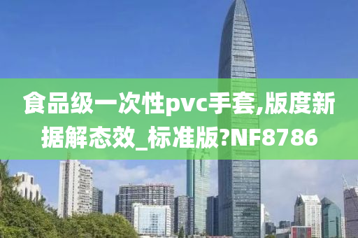 食品级一次性pvc手套,版度新据解态效_标准版?NF8786