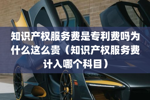 知识产权服务费是专利费吗为什么这么贵（知识产权服务费计入哪个科目）