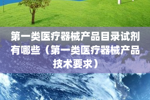 第一类医疗器械产品目录试剂有哪些（第一类医疗器械产品技术要求）