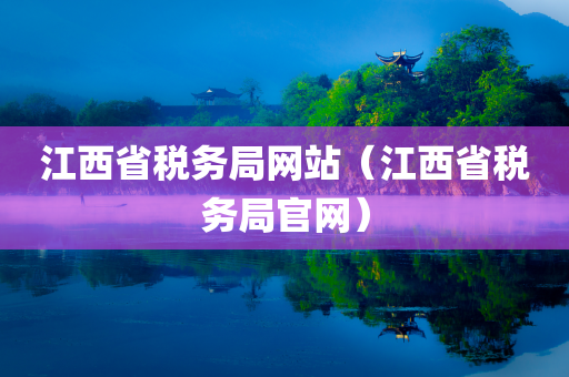 江西省税务局网站（江西省税务局官网）